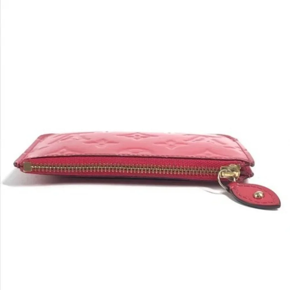 LOUIS VUITTON M90312 MonogramVernis Pochette Cles NM Coin purse with key ring